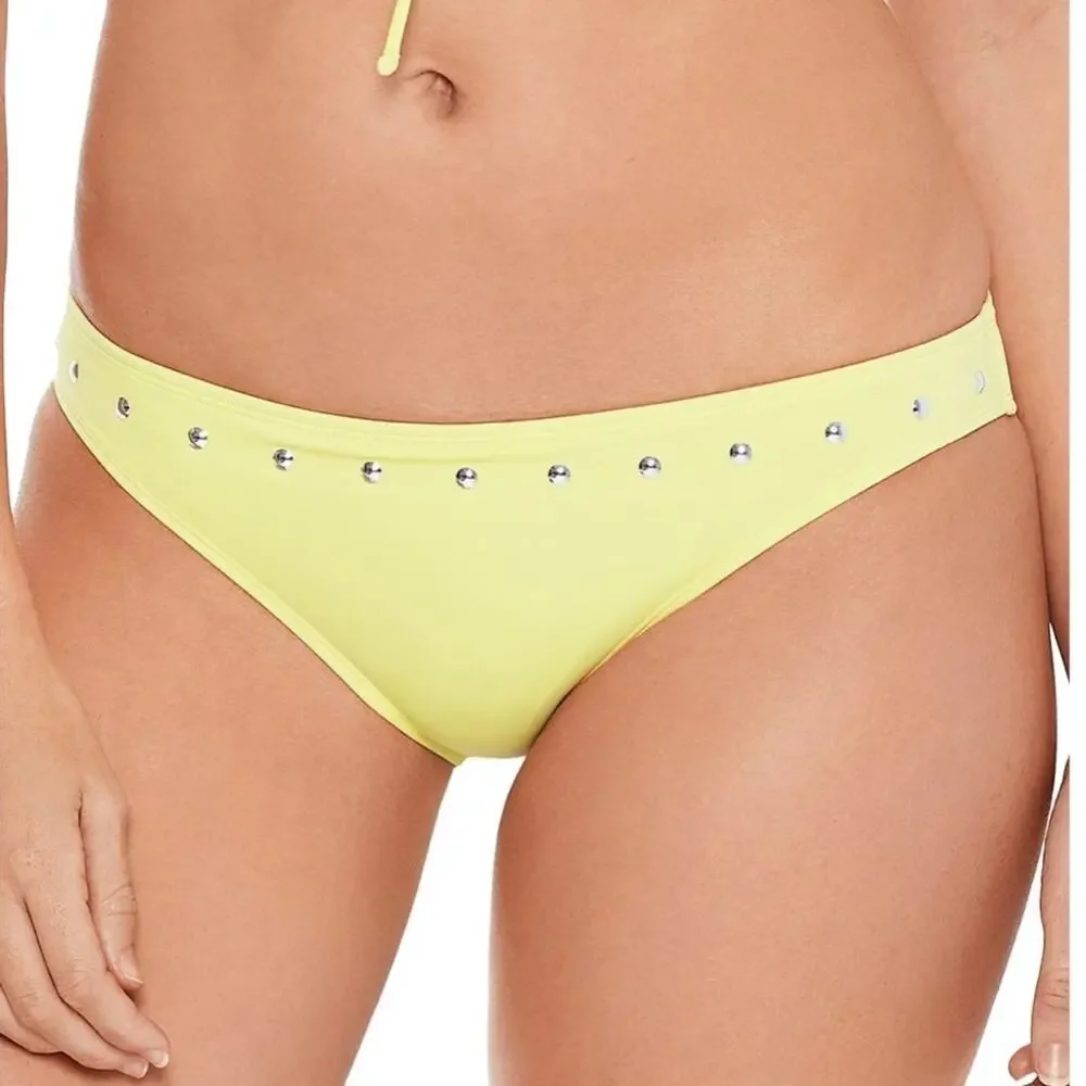 Salt + Cove LEMONADE Studded Bikini Swim Bottom